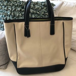 AUTHENTIC COACH #7707 Hamptons Large Tote Bag